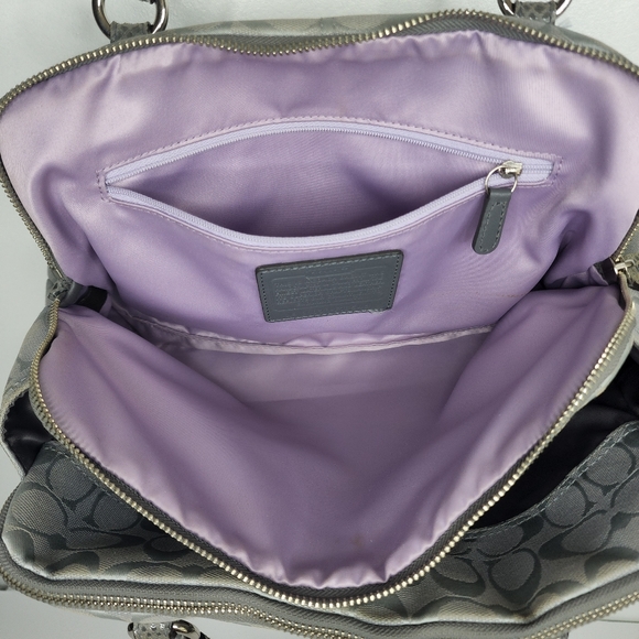 COACH Signature Penelope Shoulder Bag. - Picture 9 of 16